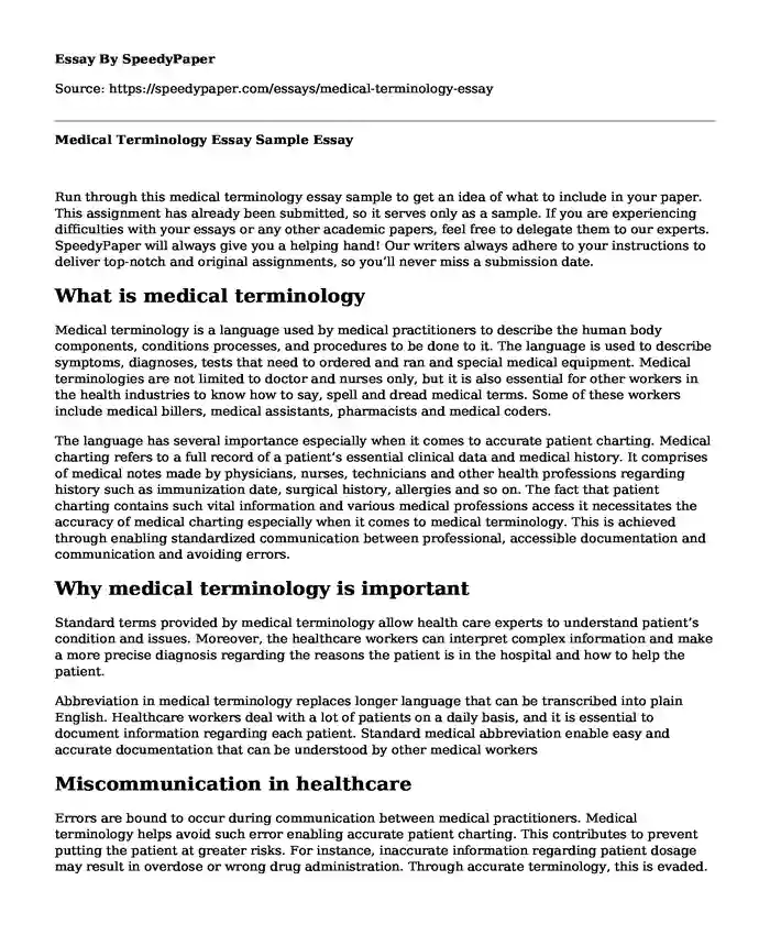 essay topics related to medical technology