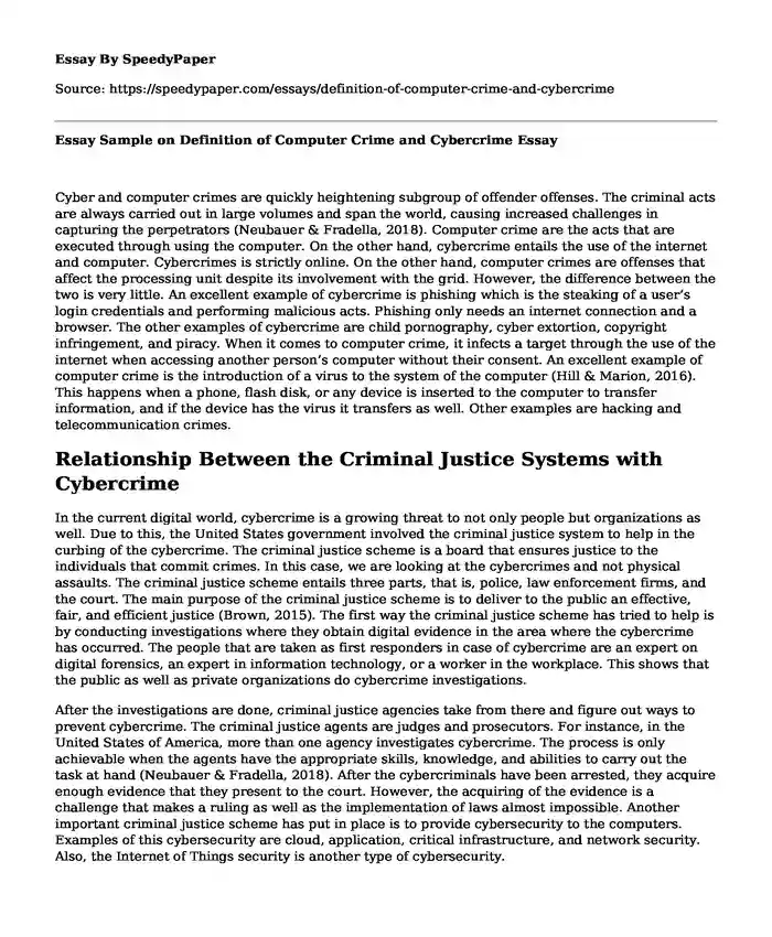 essay-sample-on-definition-of-computer-crime-and-cybercrime