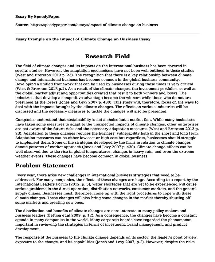  Causes Of Climate Change Essay Climate Change Essay For Students In 