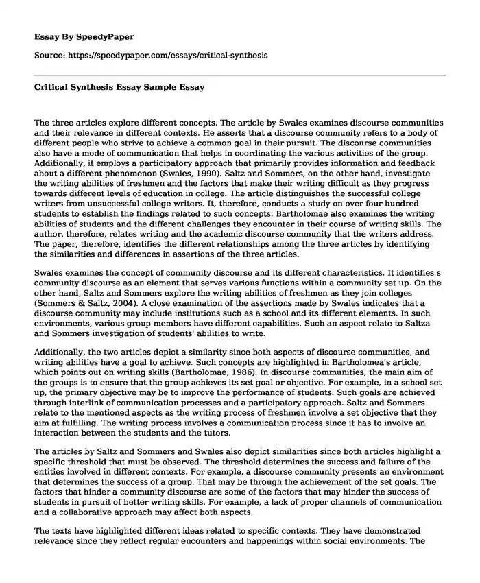 critical-synthesis-essay-sample-speedypaper